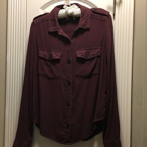 MUDD BUTTON DOWN TOP